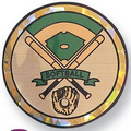 Sports & Game Mylar Insert Disc (Softball)